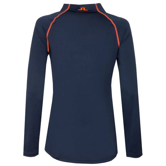 NEW J.LINDEBERG kala soft compression top in jl navy - Picture 2 of 3